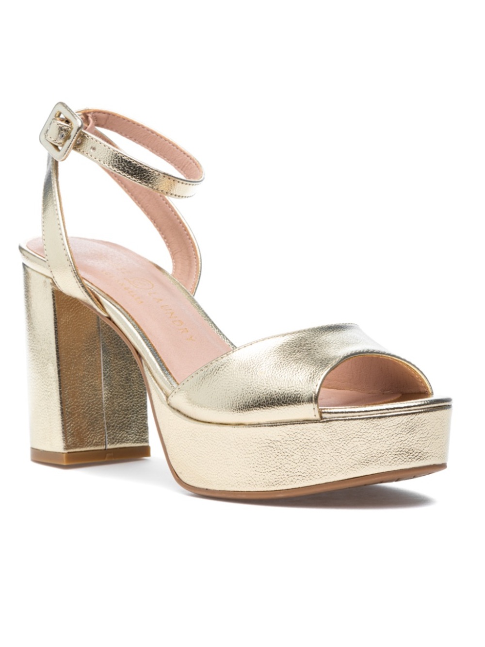 Amazing Condition! Chinese Laundry Gold Metallic Platforms